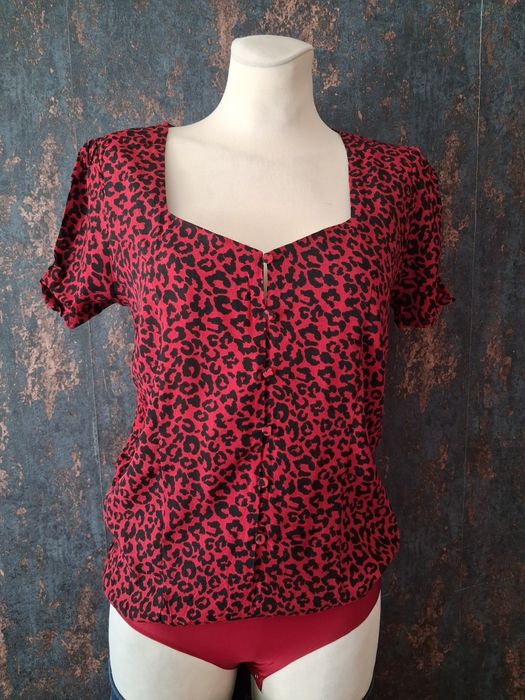 Body panterka cętki rozmiar XS oversize