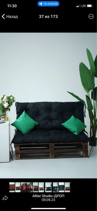 Садові подушки , матрац для вуличних меблів ,подушка на гойдалку