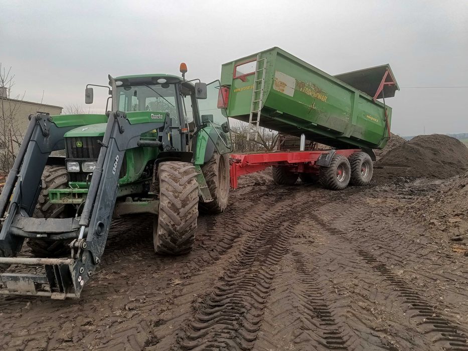 Wywóz ziemi oraz Transport ciągnikiem rolniczym