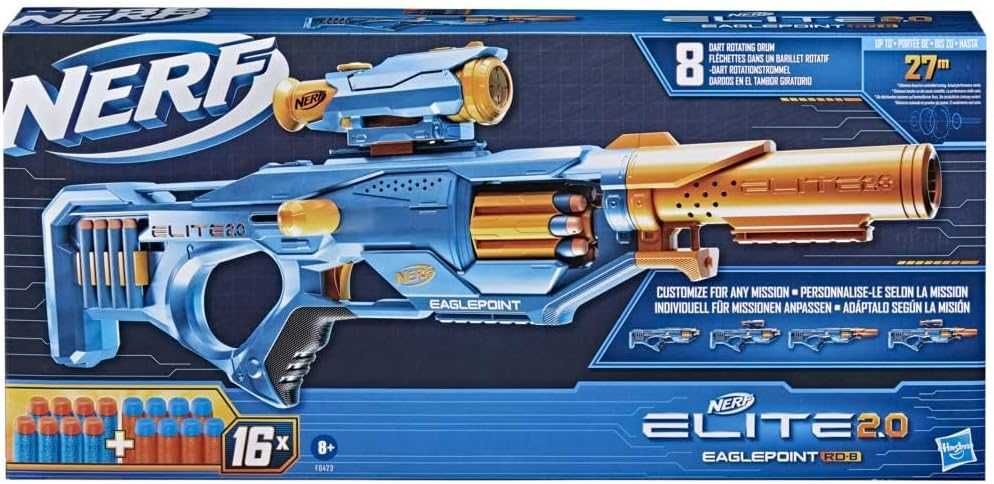 Wyrzutnia Nerf Elite 2.0 Eaglepoint RD-8