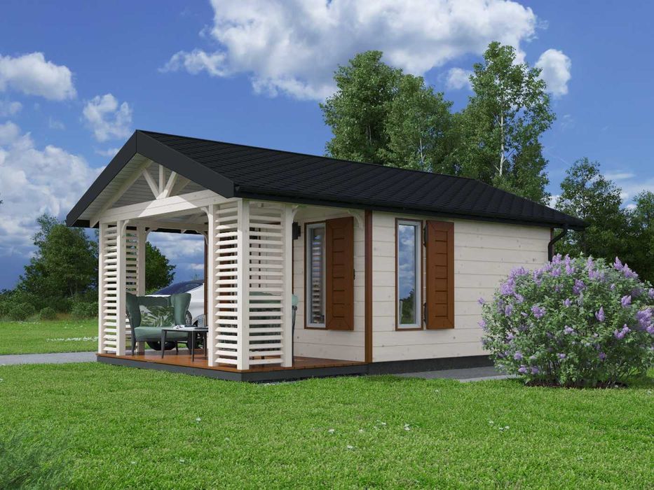 Montaż Domek na ROD altana 4x6 domek 6x4 altana 3x6 domek 6x3 MDN5DDP