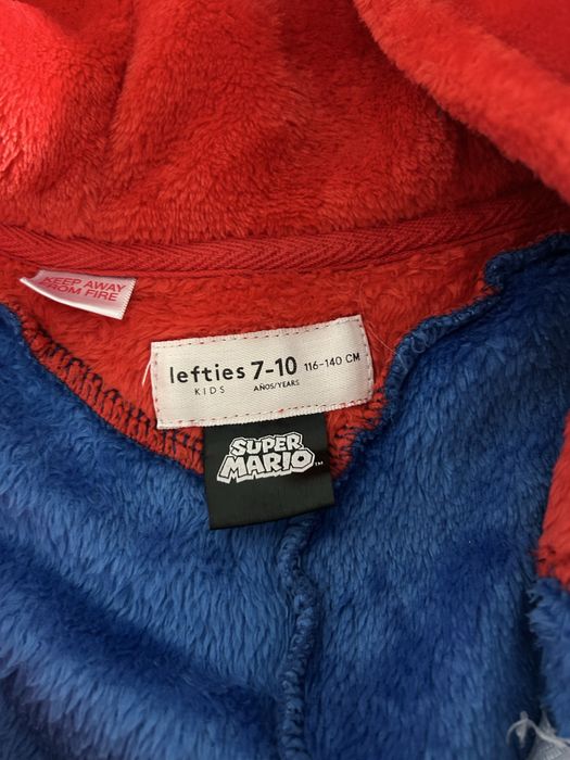 Pijama tipo polar super mario 7-10 anos