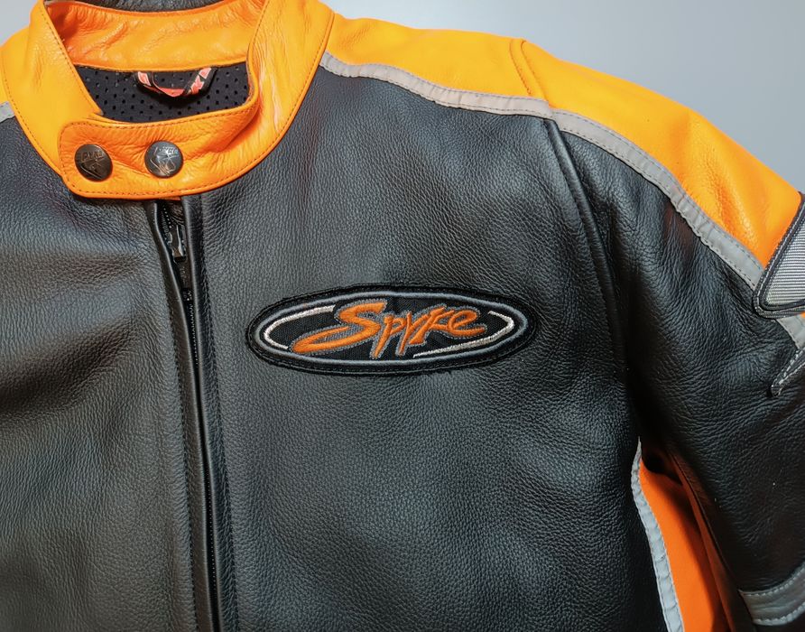 Кожаная мотокуртка Spyke (KTM стиль) размер 50-52