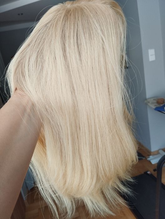 Toper włosy naturalne Hairlux jasny blond 35 cm