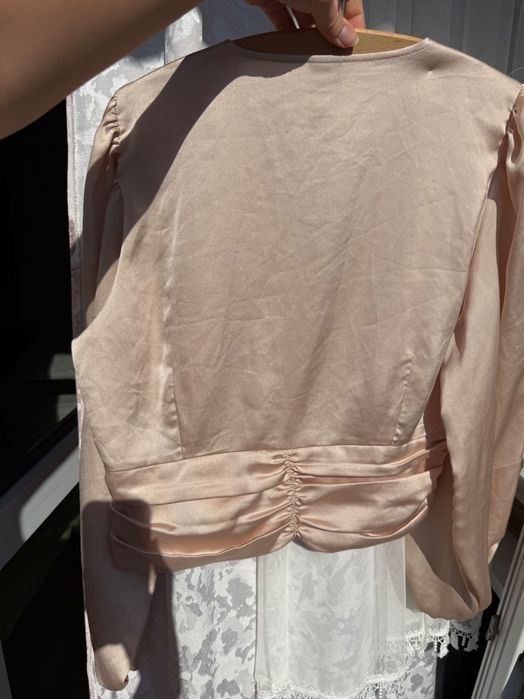 Romantyczna bluzka z bufkami vintage styl