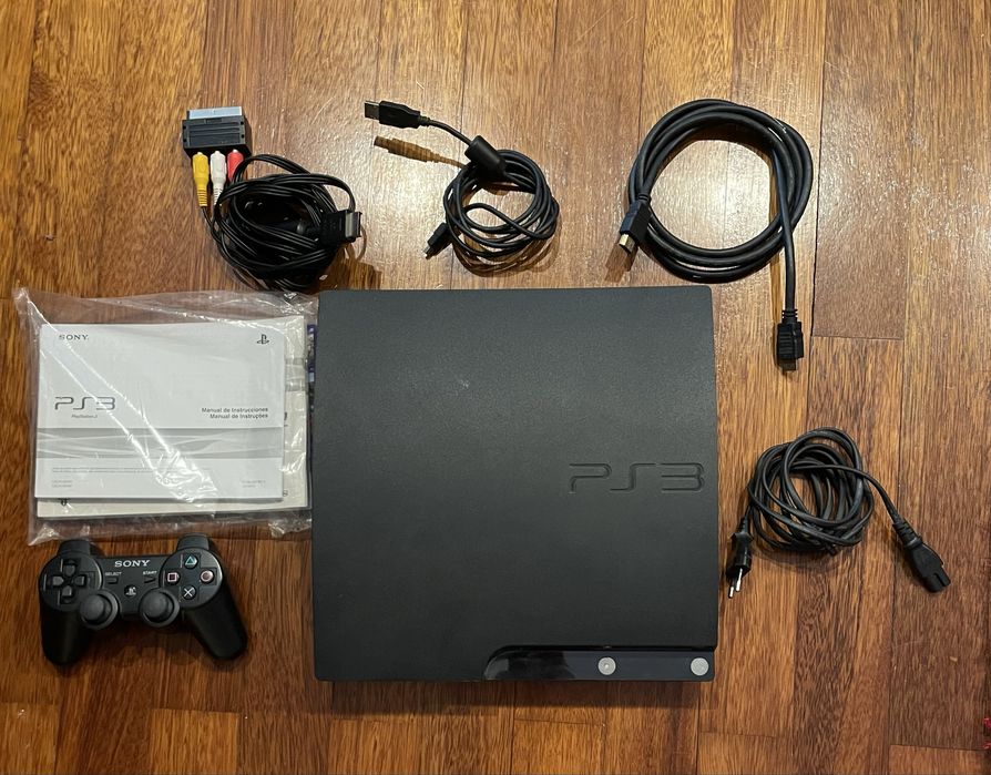 Conjunto PS3 slim 120 GB