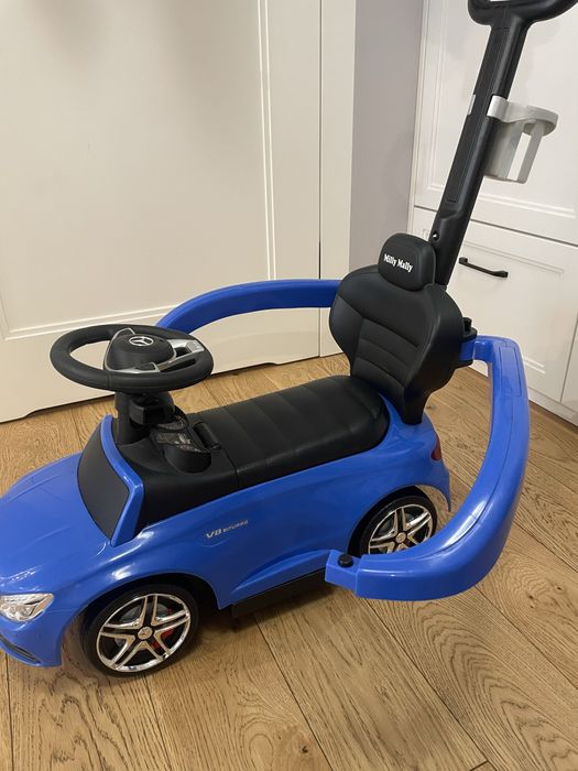 Jeździk Auto Pchacz Mercedes AMG dla dziecka 4w1 z rączką Icoon autko