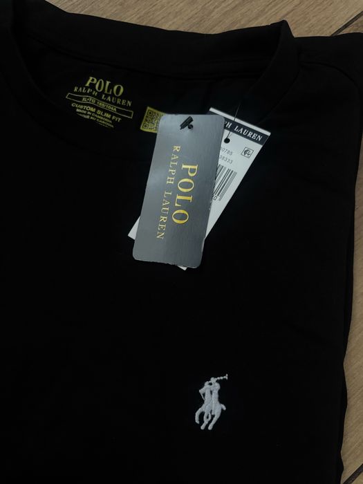 t shirt ralph  czarna