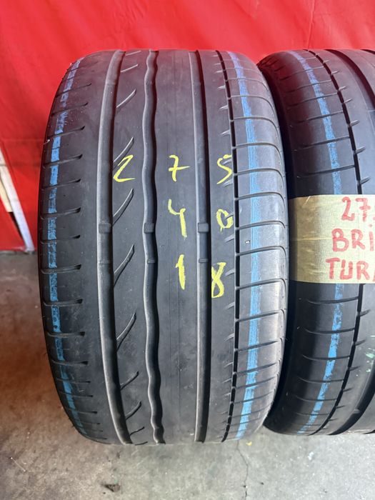 Pneus RFT 275/40/18 Bridgestone semi novos