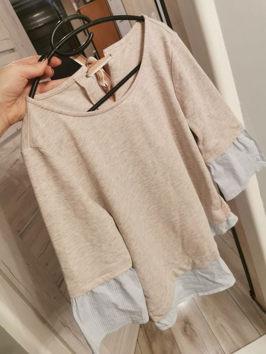 Piękna bluzka podszyta koszulą