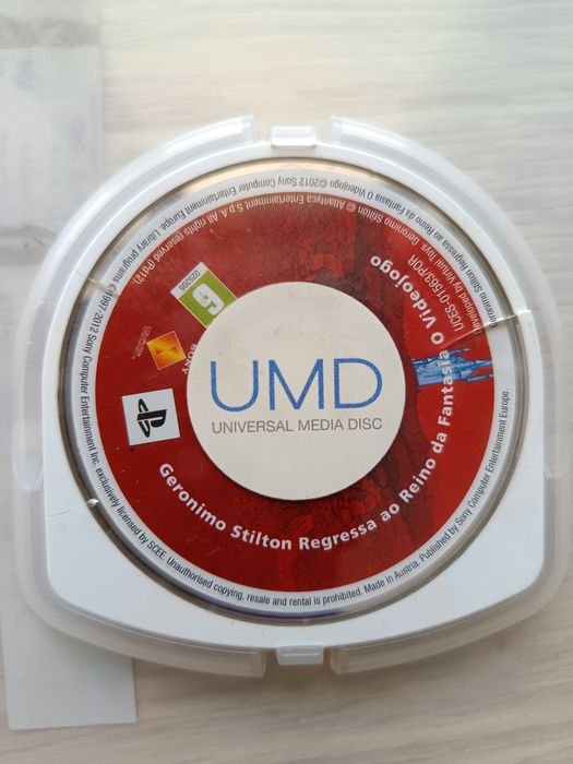 Jogo PSP "Geronimo Stilton Regressa ao Reino da Fantasia O Videojogo"