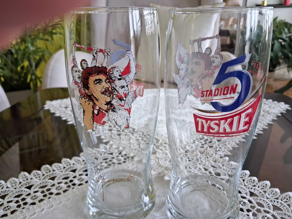 Szklanki do piwa  marki atayskie z serii promocyjnej