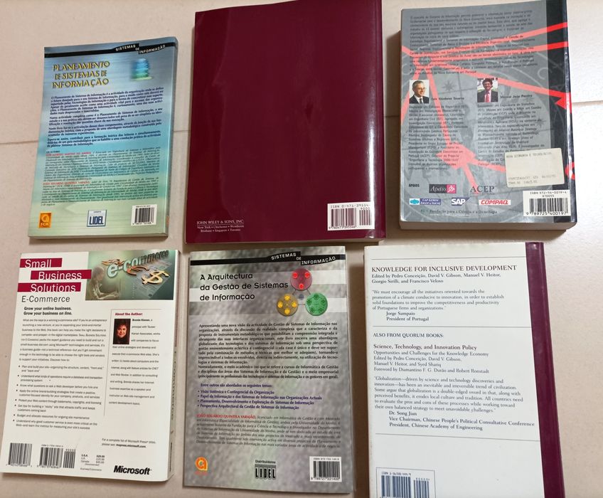 Livros Sobre Informática / Sistemas de Informação