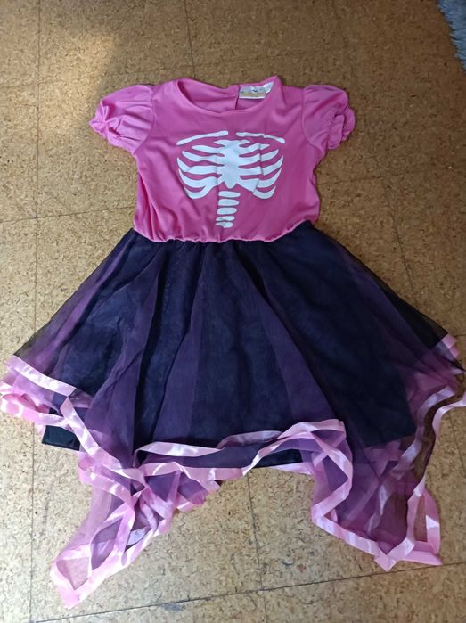 Witch Costume for Children Aged 7–10 Years, for Halloween / Carnival