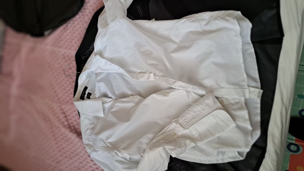 Koszula Bytom slim biała na spinki