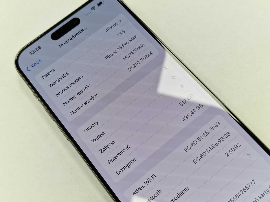 Iphone 15 PRO MAX 512GB/ Natural Titanium/ 88%/ Grade A-/ z Media Expert