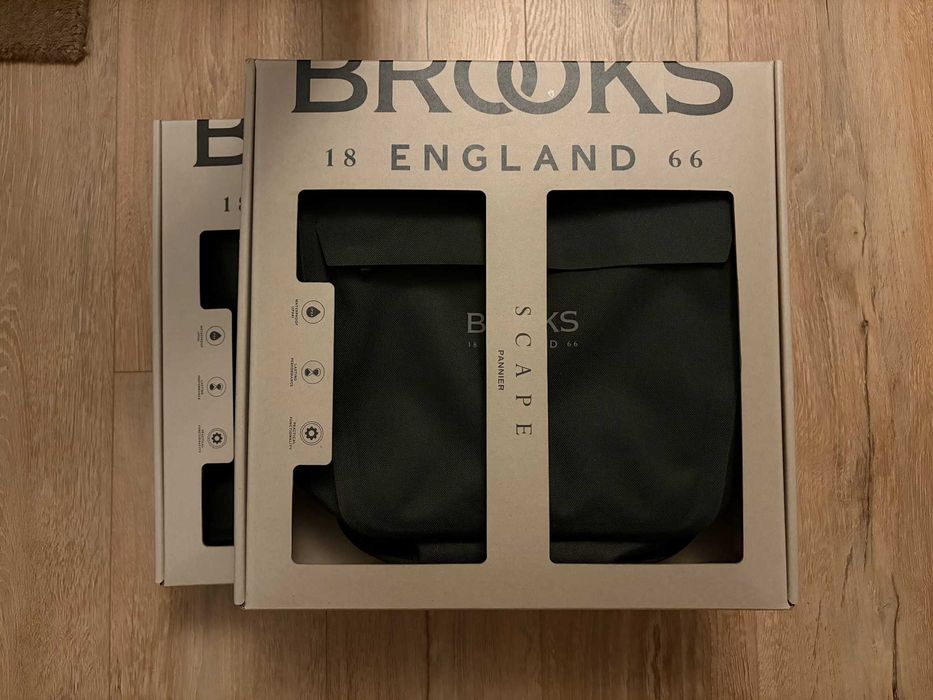 2x sakwa Brooks Scape Pannier Large 18-22 L – NOWE, w pudełku
