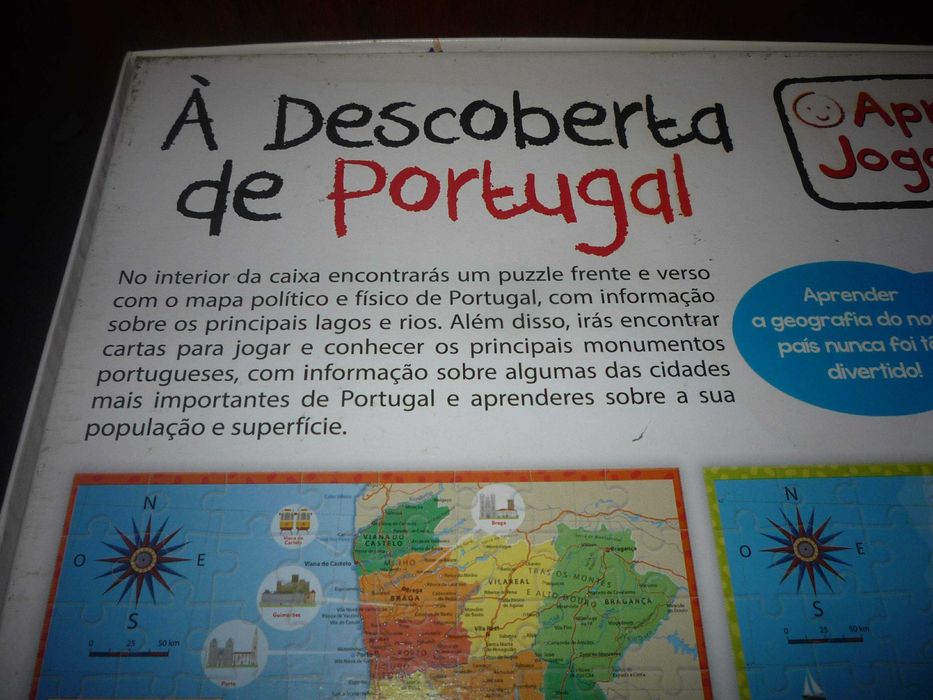Puzzle/ Jogo Clementoni "Portugal": 1 euro