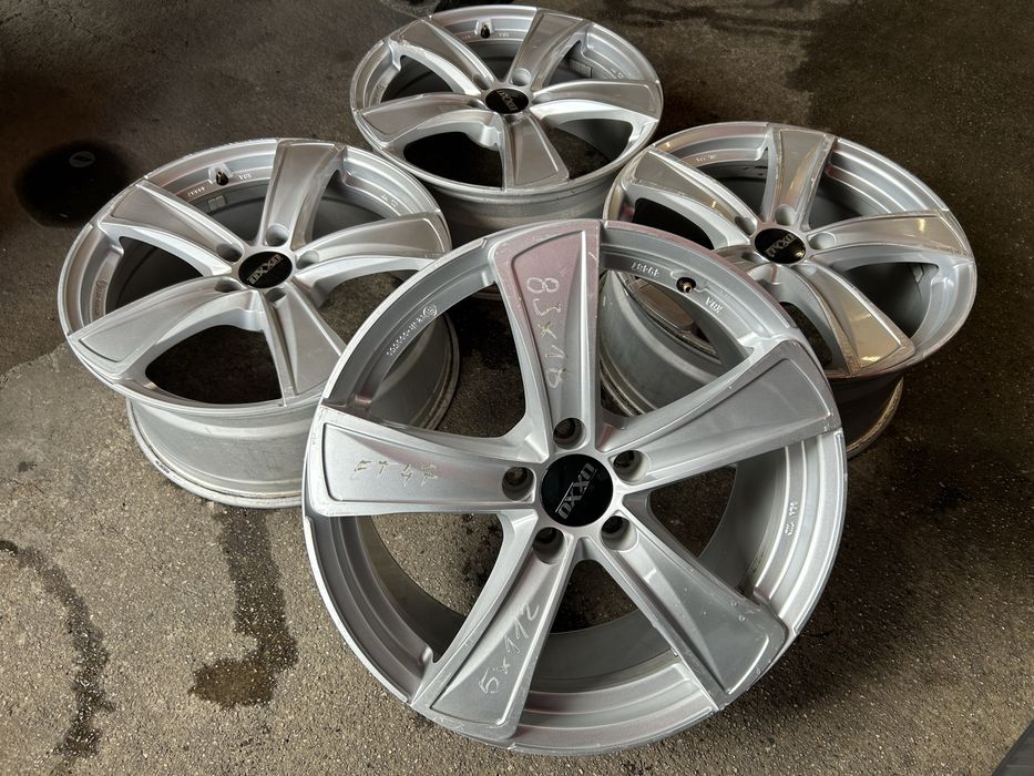 (F91) ALUFELGI 18” 5x112 8J ET47 ( AUDI A4 B7 B8 B9 A6 C6 C7 Q3 VW Passat Golf Touran Caddy Skoda Octavia itp)