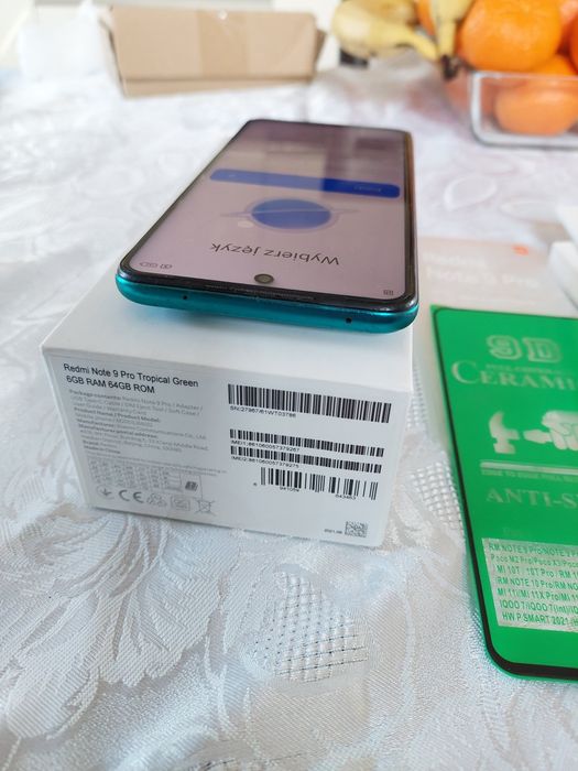 Telefon nie samsung iphone Xiaomi Redmi note 9 Pro  6 gb ram 64 gb rom