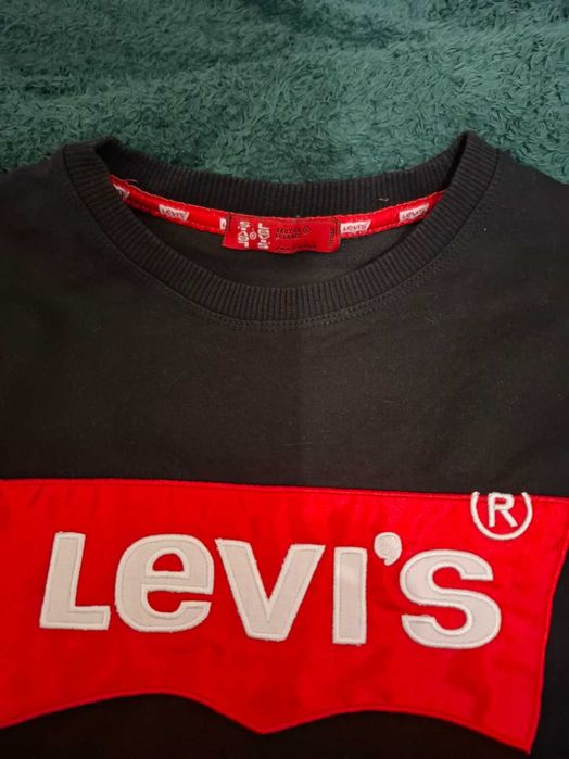 LEVIS czarna męska bluza L okazja