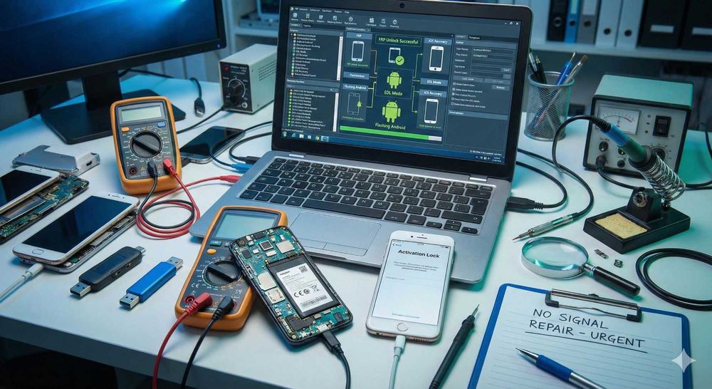 Розблокування/прошивання Android/iOS пристрою (FRP/EDL/NO SIGNAL ін.)