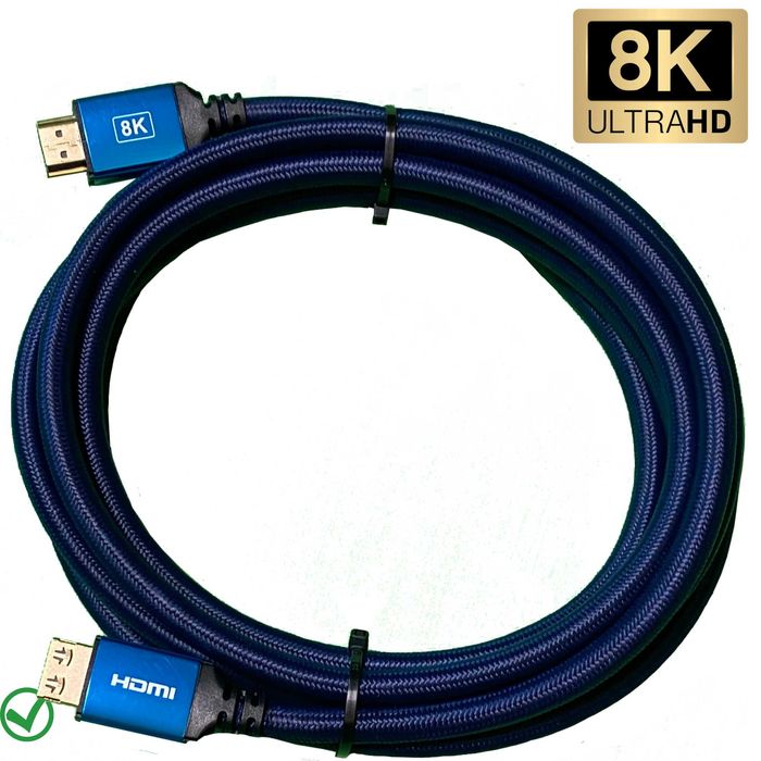 Kabel Hdmi 2.1 Ultra High Speed 8K 60 Hz eARC 1m