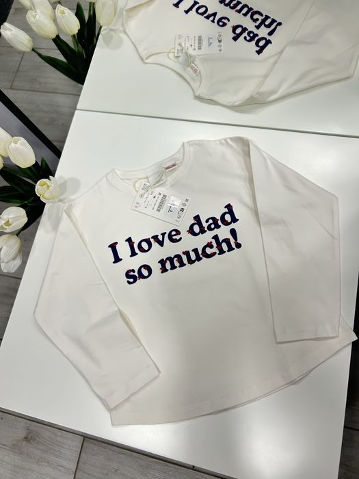 Футболка з довгим рукавом  Zara розмір 110/116