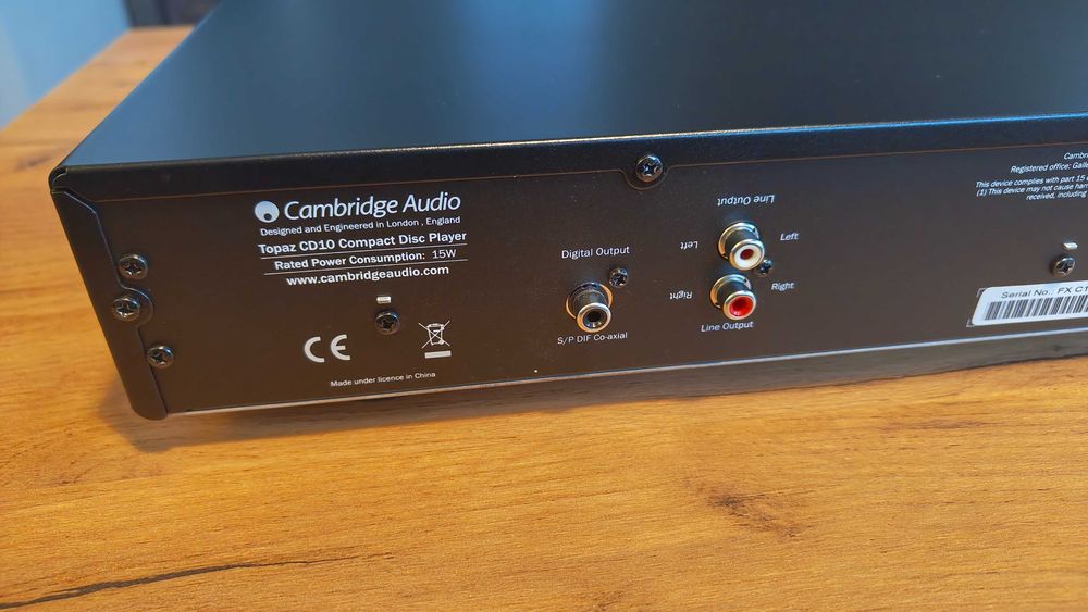 Cambridge Audio Topaz CD10 - odtwarzacz CD + pilot - super stan