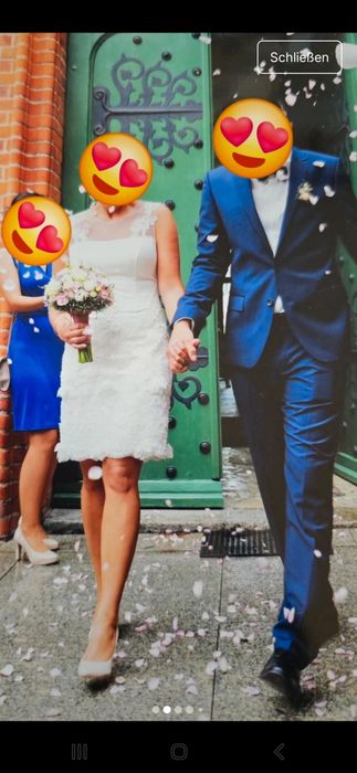 Suknia ślubna krótka  ślub cywilny Annais Bridal