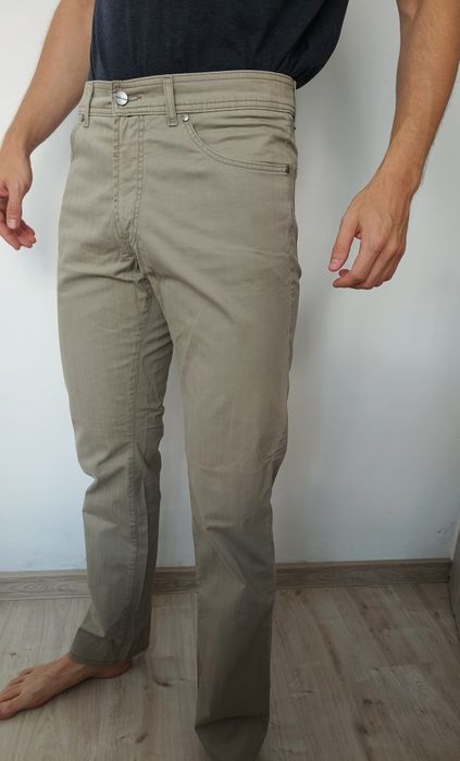 Spodnie męskie kremowe 33/34 C&A