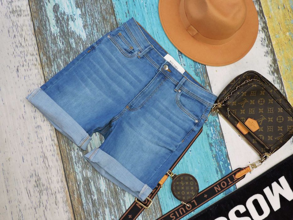 Only szorty jeans super soft wysoki stan M