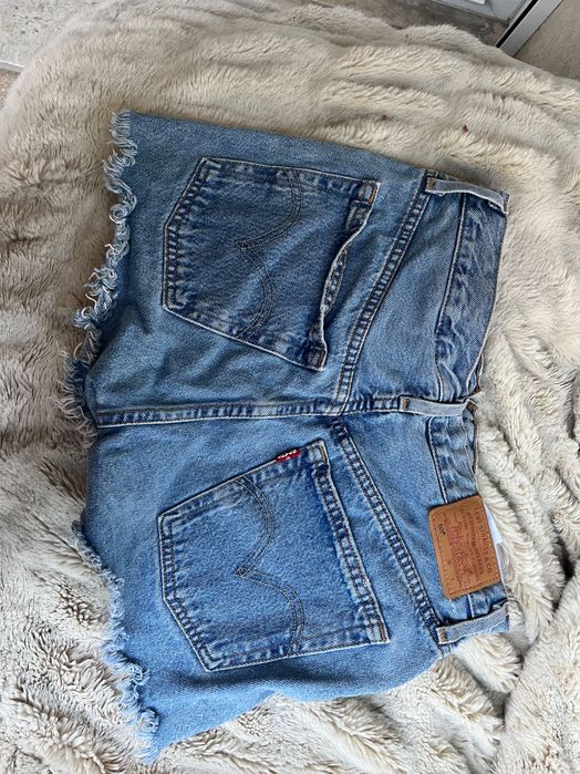 calções de ganga da Levi’s curtos