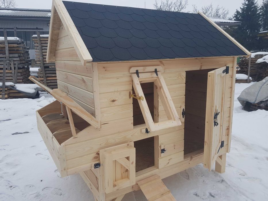 Kurnik dla kur 215x130x210 klatka dla drobiu