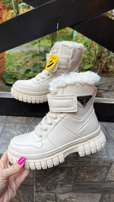 33/34 Clibee зимние теплые ботинки на девочку