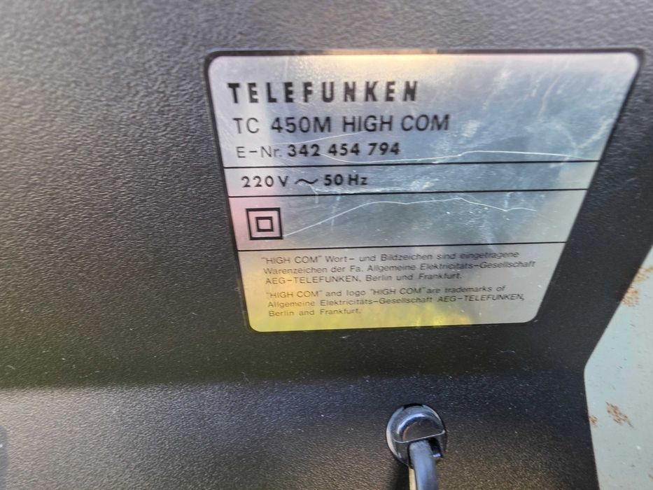deck telefunken tc450m