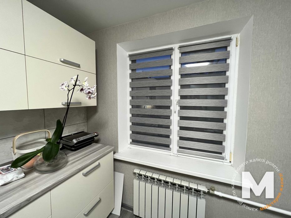 Качественные тканевые ролеты. Жалюзи день ночь. Рулонные шторы на окна