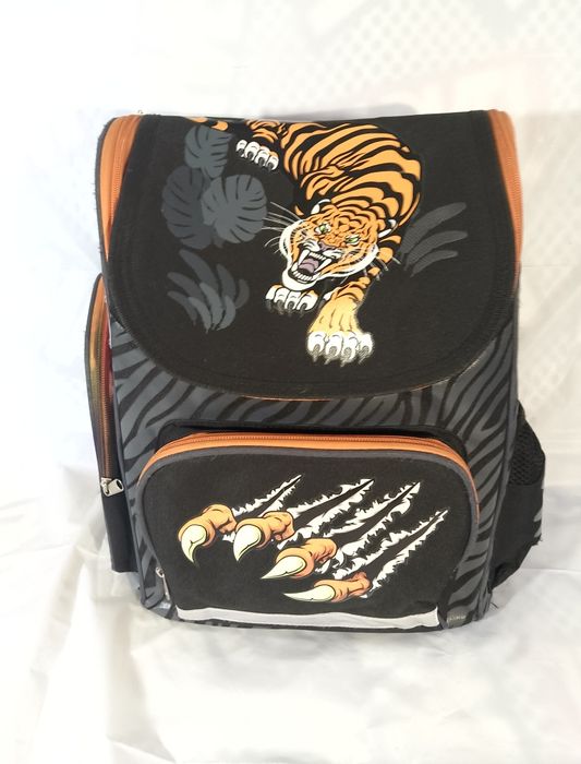 Plecak szkolny dla dzieci z tygrysem