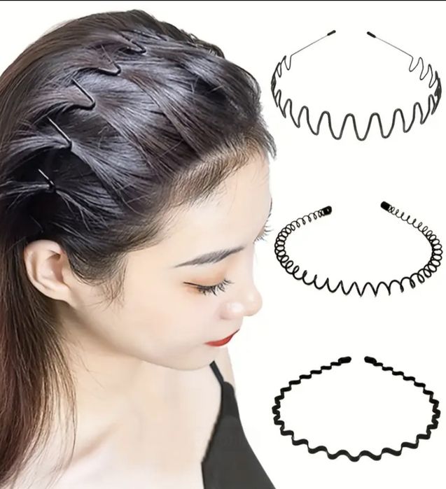 Обручі металеві на волосся (унісекс)