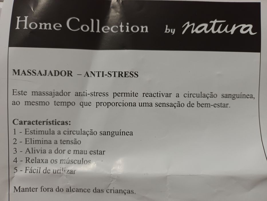 Aparelho de massagem para pés