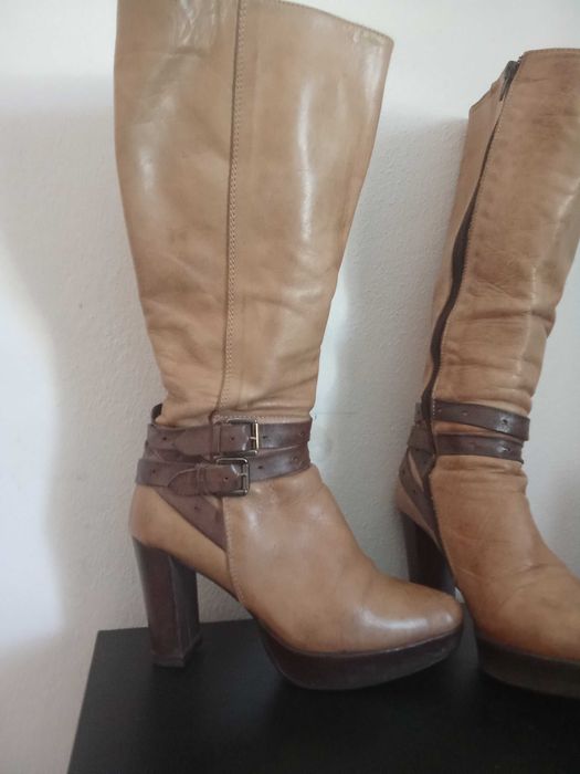 Botas 36 em Pele