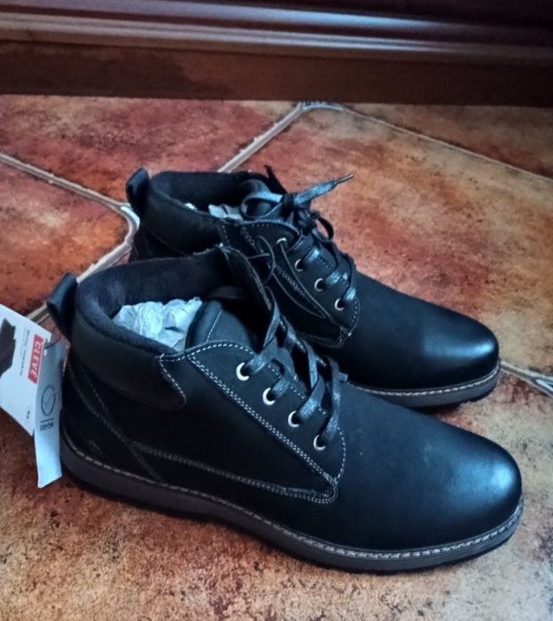 Nowe buty męskie skórzane rozmiar 45