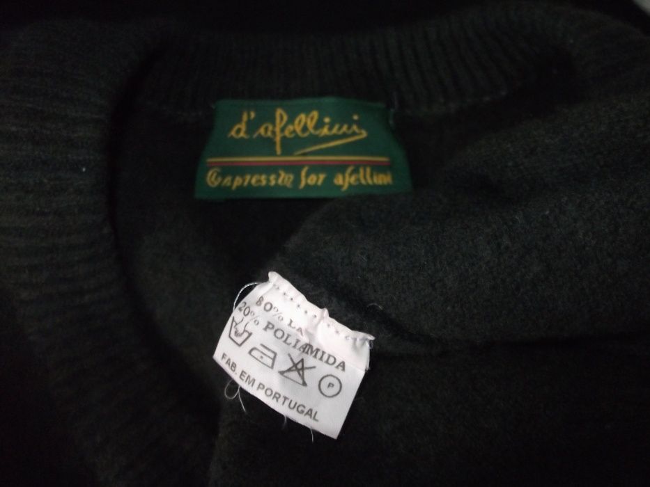 Camisola de lã Homem 44 D'Afellini 80% lã