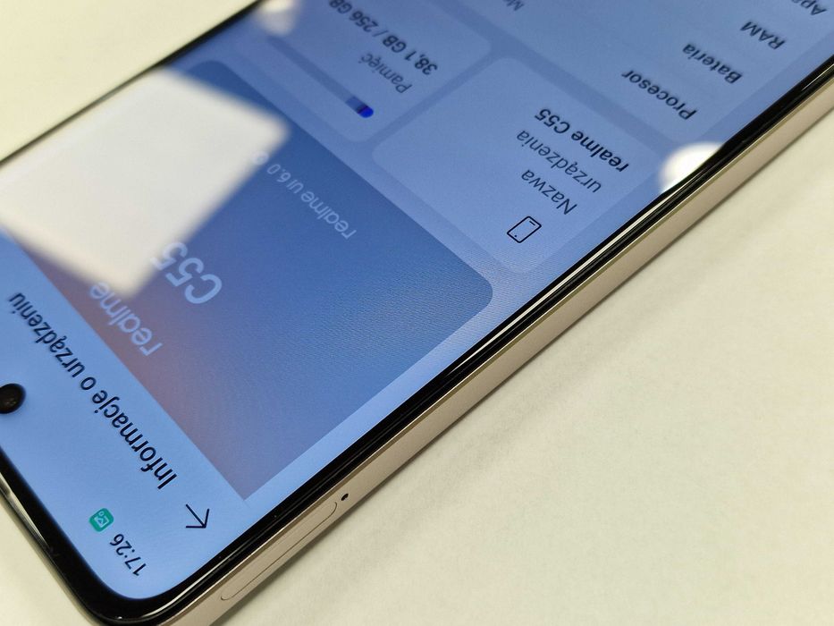 Realme C55 8GB/256GB/ SunShower/ Grade A/ Gwarancja + ładowarka