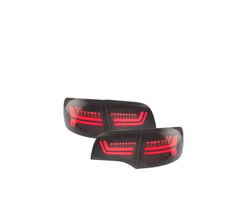 FAROLINS AUDI A6 4F AVANT 04-11 LEDS DINÂMICOS PRETO FUMADO