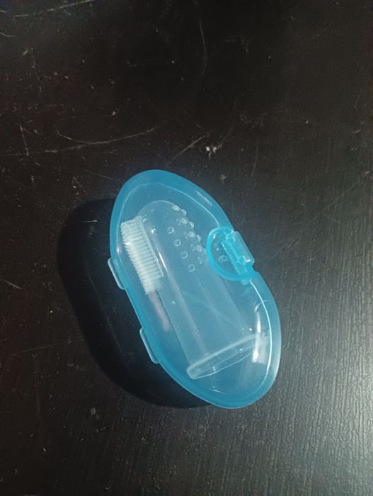 Escova de dentes para animais.