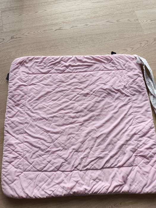 Rożek Lanila Velvet Pink Pure różowy 75x75 ciepły zimowy