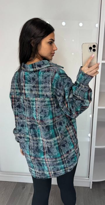 Сорочка байка в клітинку 42-52