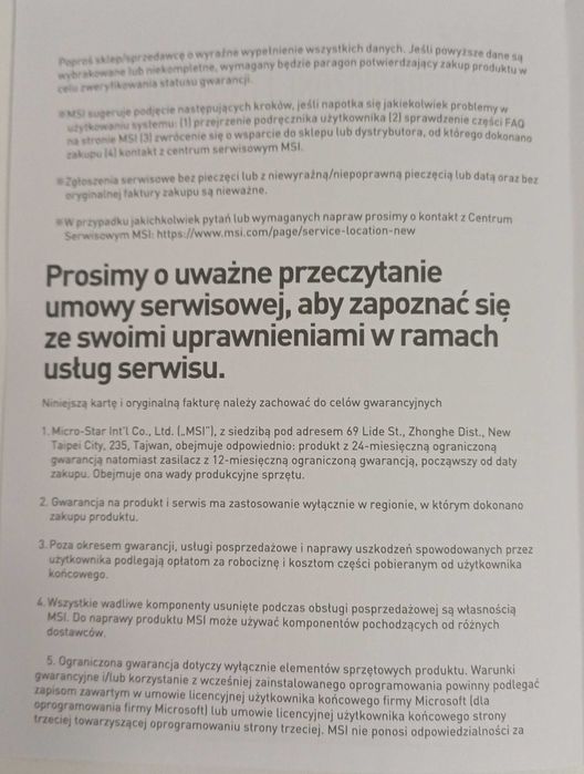 Laptop Gamingowy MSI Cyborg 15