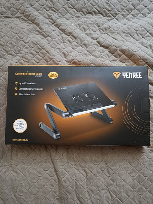 Yenkee YSN 210 Stolik chłodzący pod laptopa do 17 cali